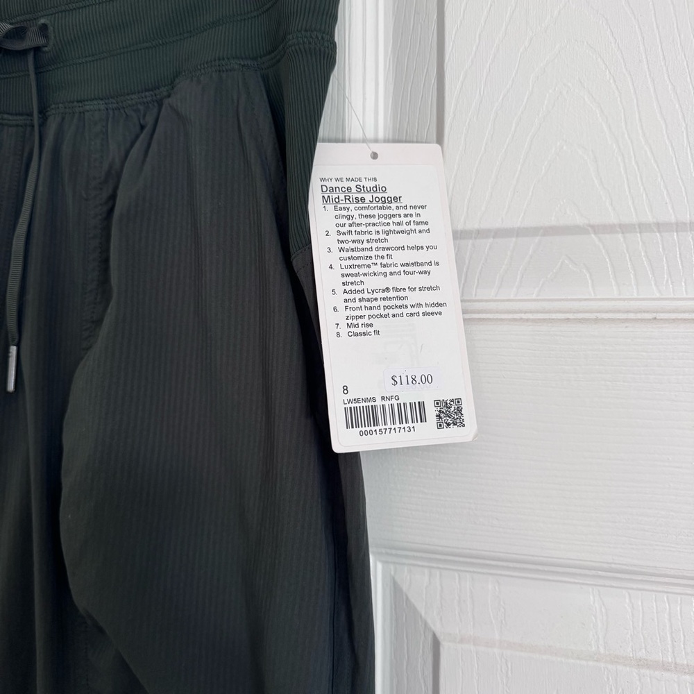 NWT Dance Studio Mid Rise Jogger 💚 Rainforest Green - Picture 10 of 13